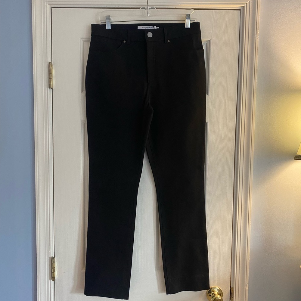 NWT M.M. LAFLEUR Roma 1.0 Jean-Better Than Denim Black size 10
